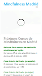 Mobile Screenshot of mindfulnessmadrid.com